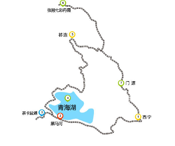 青海湖四日游路線_花費_包車師傅及報團游攻略